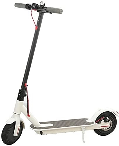 Electric Scooter : FDGSD Folding Portable Electric Scooter with LCD Display 7.5A Li-Ion Battery Up To 25 Km / h with 8.5 Inch Pneumatic Tires Gift for Teenagers and Adults