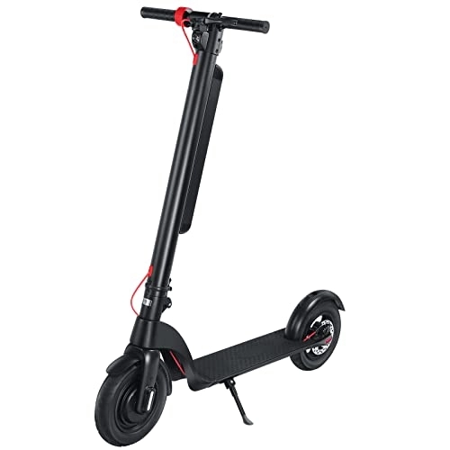 Electric Scooter : Foldable Electric Scooter for Adult: 350W Power Motor with 10AH Removable Battery 10" Pneumatic Tires - Upto 28 Miles Long-Range - Portable Folding Commuting E-Scooter
