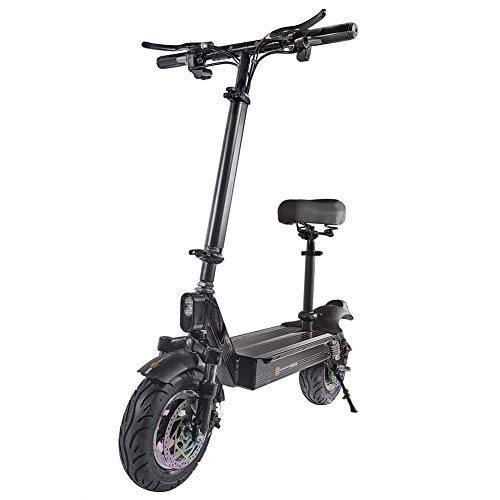 Electric Scooter : Foldable Electric Scooter, Leisure Scooter High Speed E-Scooter 48V / 1000W Motor 60 Km / H 11 '' Vacuum Tires with Cruise Control