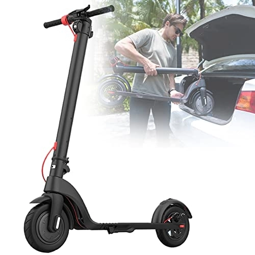 Electric Scooter : Foldable & Lightweight Electric Scooter 350W Powerful Motor E-Scooter 8.5'' Tires Electric Scooter for Adults, Max Speed 25 km / h