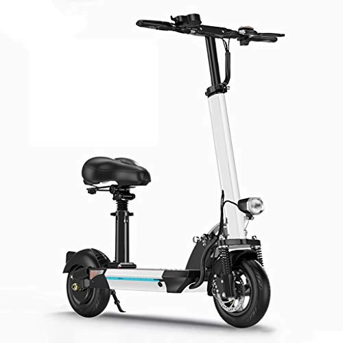 Electric Scooter : Folding Electric Scooter, Fixed Speed Cruise, USB Charger, 500W Motors, LCD Display Screen, 3 Speed Modes, 140km Long Range, 10 Inch Explosion-Proof Tire, LED Light, E-Scooter for adult