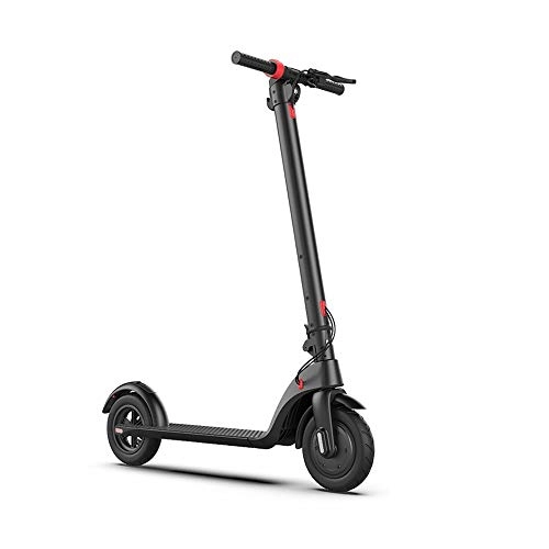 Electric Scooter : FQCD Electric Scooter, Ultra-Lightweight Adult Electric Scooter One-Step Fold, Adult Electric Scooter for Commute and Travel Foldable 3 speed with a maximum range of 30 Km