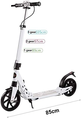 Electric Scooter : FQCD Electric Scooter, Ultra-Lightweight Adult Electric Scooter One-Step Fold, Adult Electric Scooter for Commute and Travel Foldable and Portable high-power Urban Scooters with Disc Brakes