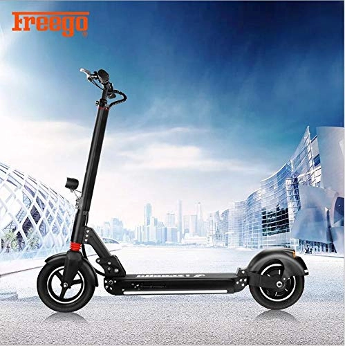 Electric Scooter : Freego Electric scooter 48V Rechargeable Battery Kick Scooters with max driving distance 50 to 60km for adult and kids max speed 48km Lightweight Foldable