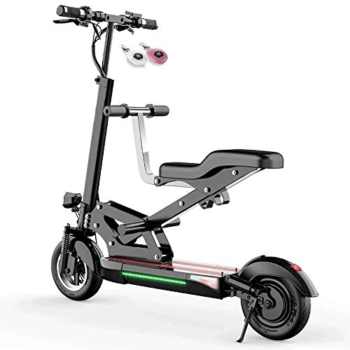 Electric Scooter : FUJGYLGL Adult lithium battery electric scooter, can carry people, large battery capacity, strong bearing capacity, strong endurance, waterproof function
