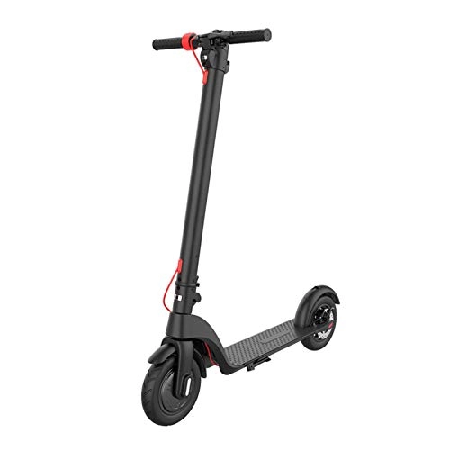 Electric Scooter : FUJGYLGL Electric Scooter, Foldable Electric Kick Scooter Max Speed 32km / h, 30KM Range For Adult, with 8.5'' Tires, 350w Motors, UltraLight E-Scooters，black