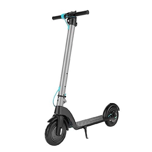 Electric Scooter : FUJGYLGL Foldable Electric Scooter, Portable & Extremely Lightweight, 350W Motor with Headlight and Display Speed 25 Km / H Vacuum Tire Adult and Teen Portable Scooters