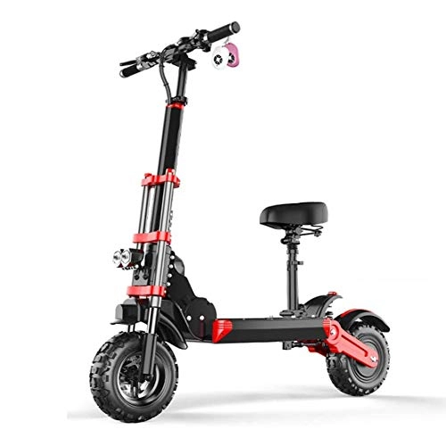 Electric Scooter : FUJGYLGL Folding Electric Car Scooter Electric Scooter Adult Mini Electric Car 12 Inch Off-Road Shock Absorption Small Air Cushion