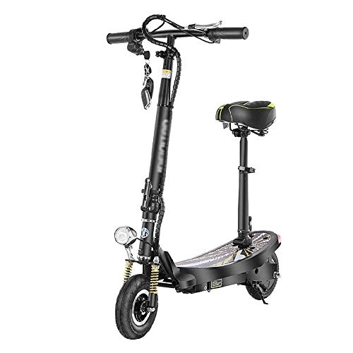 Electric Scooter : FUJGYLGL Folding Electric Scooter, Lithium Battery LCD Monitor Dual Shock Absorber 8 Inch Explosion-proof Tire Commuter Electric Scooter