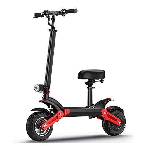 Electric Scooter : FUJGYLGL Mini Folding Electric Scooter, 48v500w Motor Aluminum Alloy Material Waterproof Shock Absorption Comfortable Portable Unisex Scooter
