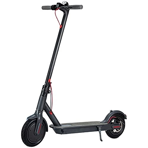 Electric Scooter : GAOTTINGSD Scooters for Kids Scooters for Adults Electric Scooter, Foldable And Portable, Max Speed 15 MPH, 10 -inch Explosion-proof And Shock-absorbing Tires, Endurance 30-35 Km (Color : Black)