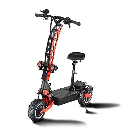 Electric Scooter : GUNAI Electric Scooter 11 inch Off-Road 5600W Dual Motor Max Speed 80-85km / h with 60V 33AH Lithium Battery