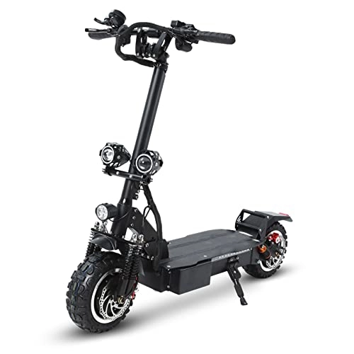 Electric Scooter : GUNAI Electric Scooter 11 inch Off-Road Vacuum Tires Dual Motor Disc Brake Folding Scooter with 60V 26 AH Lithium Battery