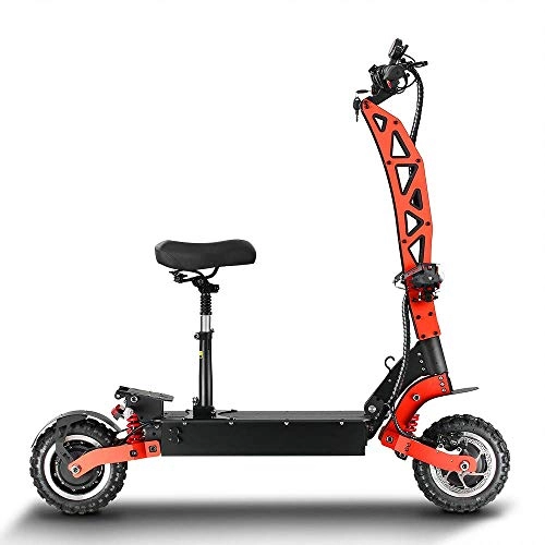 Electric Scooter : GUNAI Electric Scooter 5600W Dual Motor，with 60V 30Ah Smart Lithium Battery, 11-Inch off-Road Dual-disc Brake Vacuum Tire off-road Scooter