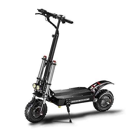 Electric Scooter : GUNAI off-road electric scooter 11 inch tire speed limit 25km / h dual motor battery 60V 33Ah dual suspension folding portable scooter