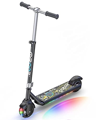 Electric Scooter : Gyroor H30 Pro Electric Scooter with Bluetooth Speaker, 150 W Motor, 5.5 Inch Wheel, Electric Scooter for Children from 6-12 Years, Max 12 km / h, 3 Height Adjustable, E Scooter Gifts for Girls and Boys
