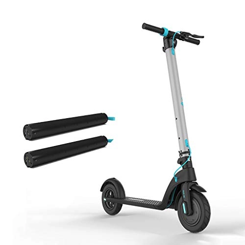 Electric Scooter : H-CAR QW E-Scooter Adults Foldable Long-Range Battery 350w Motor Max Speed 25km / h, Fixed Speed Cruise, Electric Scooter with 8.5 Inch Vacuum Tire with LED Display, Supports 100kg Weight OH