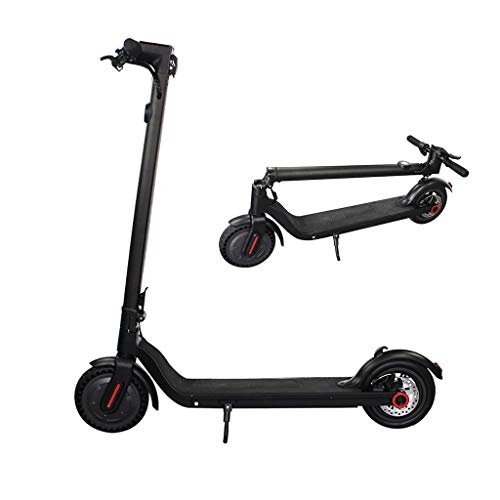 Electric Scooter : H-CAR QW Electric Scooter Adults 20km Long-Range Battery 250w, Easy Folding Carry Design, Convenient and Fast Commuting, Max 30km / h, Ultra Lightweight E-Scooter with 8.5 Inch Tire OH