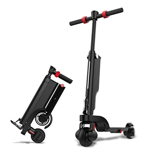Electric Scooter : H-CAR QW Electric Scooter Adults, 250w Powerful Motors, 15.5 Miles Long Range, LED Display, 3 Speed Modes E-Scooter, Portable Design, Max Load 110kg Commuting Motorized Urban Scooter Suitable XX
