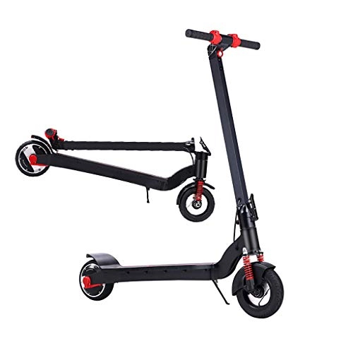 Electric Scooter : H-CAR QW Electric Scooter, Foldable Electric Kick Scooter Max Speed 25km / h, 20KM Range with 6.5'' Tires, Easy to Carry Light Weight about 100kg, Powerful 250W Motor, for Adult XX