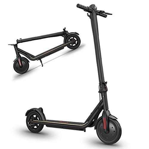 Electric Scooter : H-CAR QW Electric Scooters Adult 350w, Folding E-Scooter, 36V Rechargeable Battery Kick Scooters, Max Speed 20km / h, LCD Display Screen, Easy Carry Design, Supports 120kg Weight OH