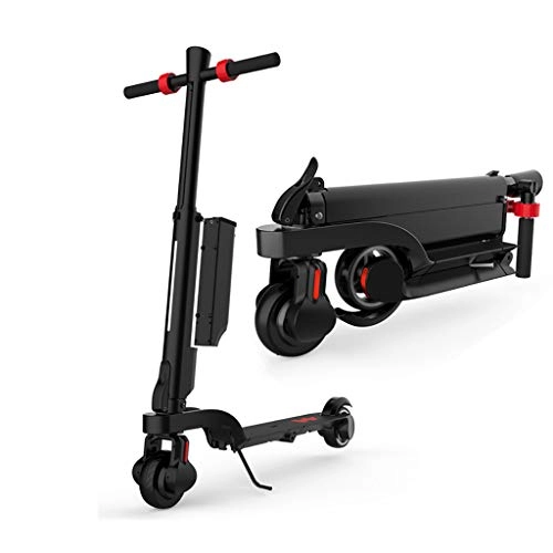Electric Scooter : H-CAR QW Electric Scooters Adult Foldable, with Large 5.5in Wheels and LED Display, Easy to Carry Light Weight Adult Kick Scooter, 35.2V Rechargeable, 250W Powerful Motors, Max 25km / h, for teenagers XX