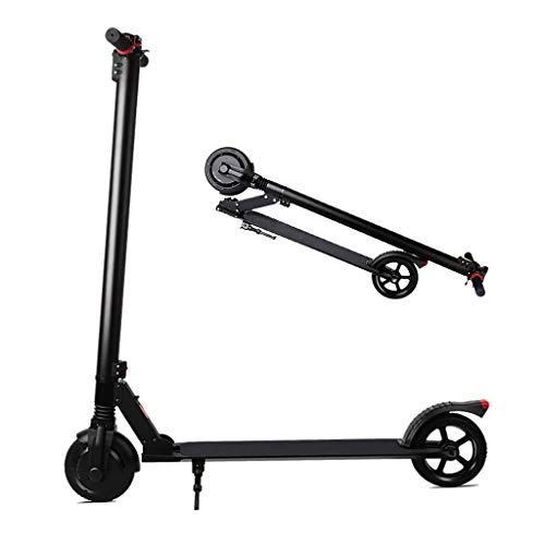 Electric Scooter : H-CAR QW Electric Scooters Adult, LCD Display, 30KM Long-Range, 3 Speed Adjustable, 8.5 inch 350w High Power Motors, Ultra Lightweight about 10kg, 3 seconds Folding E-Scooter for Teenager, black OH