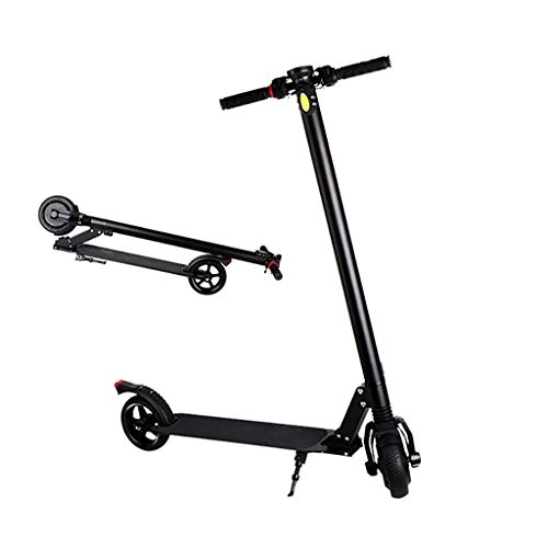 Electric Scooter : H-CAR QW Electric Scooters black, 25KM Long-Range, 3 Speed Adjustable, 8.5 inch 350w High Power Motors, LCD Display, Ultra Lightweight about 10kg, 3 Seconds Folding E-Scooter Adult, Supports 110KG Weight OH