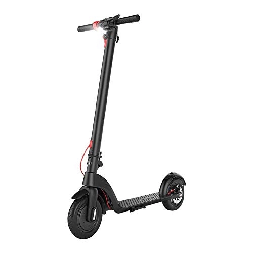 Electric Scooter : Hammer Commuting Electric Scooter Foldable Foot Control Accelerator, Explosion-Proof Vacuum Tire, Brake, 350W Motor Detachable Battery Max Speed 18.64MPH, Max Weight 220lbs