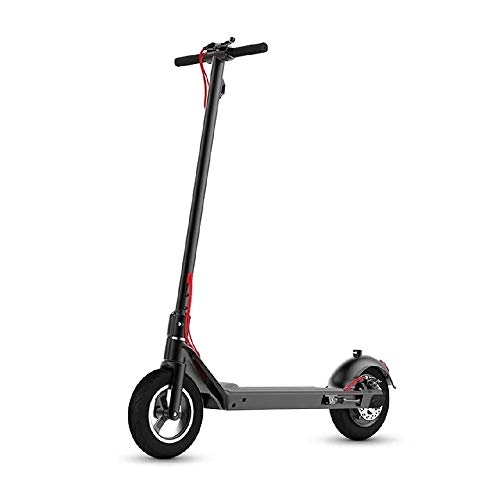 Electric Scooter : Hammer Electric Scooter - 350W Motor Up to 12.4 Miles & 18.6 MPH One-Step Fold, Adult Electric Scooter for Commute and Travel