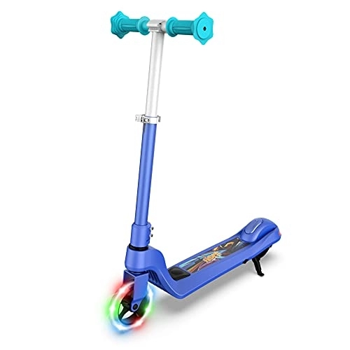 Electric Scooter : Hiboy Kids Electric Scooter, EQ1 Electric Scooter for Kids 3-12 Years Old, 120W Motor & 25.2V 2.5Ah Lithium Battery Up to 8 Miles UL Certified(Blue)