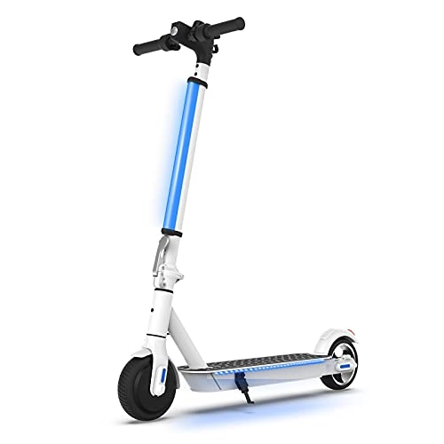 Electric Scooter : Hiboy S2 Lite Electric Scooter - 6.5" Solid Tires - Up to 16KM / H Long-Range & 21 KM Portable Folding Commuting Kick-Start Boost Scooter for Teens / Adults