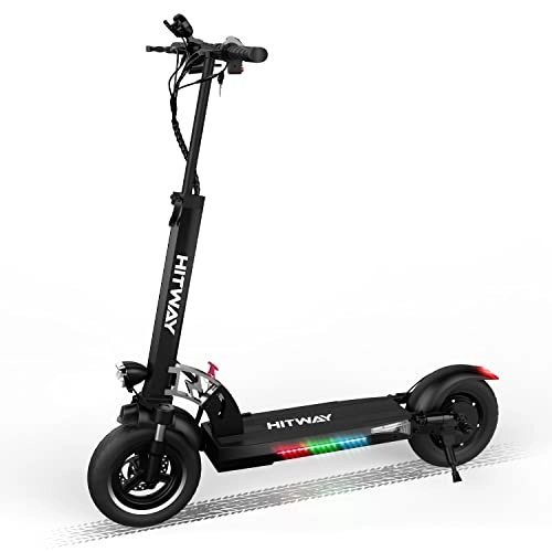 Electric Scooter : HITWAY Electric Scooter, E-Scooter with Seat (800W, 43km / h, Max. 40 km, Foldable Electric Scooter with LCD Display 10A Li-ion Battery), E-Scooter for Young People and Adults 01