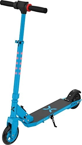 Electric Scooter : HOVER-1 | Comet Kids Folding E-Scooter Electric Kick Scooter Foldable and Portable with 6" Tire and LED Stem & Deck Lights for Kids (Blue)