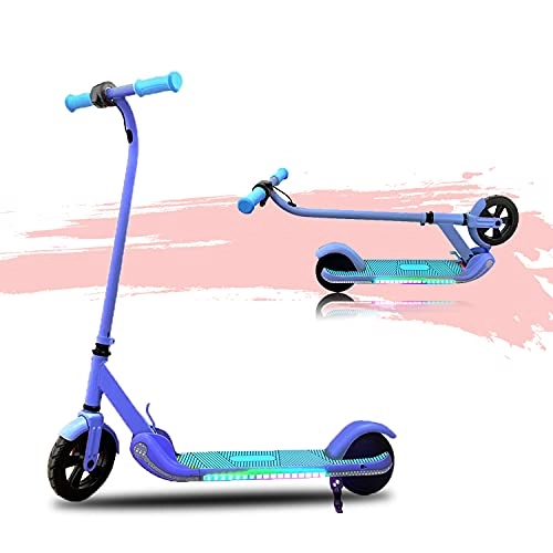 Electric Scooter : HST M2 Foldable Electric Scooter E Scooter Kids Electric Scooter with LED Display, 3 Speed Modes, 150W, up to 15KM / h, 7" Wheels for Children