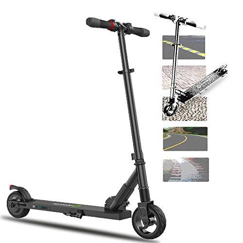 Electric Scooter : HST S1 Electric Scooters Scooter E-Scooter 250 W 12 km up to 23 km / h for Children and Adults (Black)