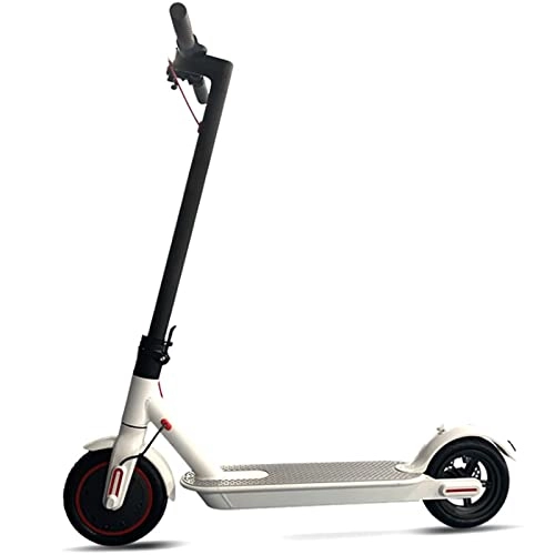 Electric Scooter : HYLK Electric Folding Scooter, 12.5KG, Stunt Electric Scooters for Boys with Seat Scooter for Kids Ages 8-12 Ages 4-7 Girls for Teenagers Scooter, Black, C (White A)