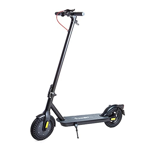 Electric Scooter : iconBIT City GT Pro - Powerful, smooth and quiet electric kick scooter with 10″ tyres, IP4 RATED, 25Kph MAX speed, 20Km MAX distance, 350W motor - Black, 1167 x 430 x 1245 mm