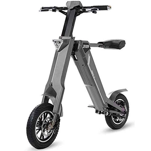 Electric Scooter : Intelligent Automatic Folding Electric Bicycles Adult Male And Female Small Battery Car Mini Scooters, B