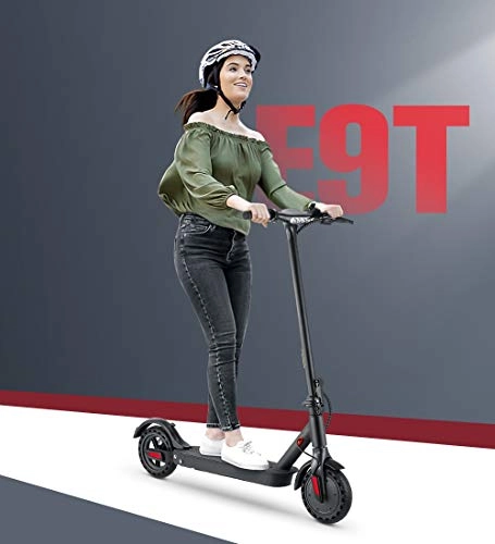 Electric Scooter : iScooter E9T 30KM / H Adult Electric Scooter Kick Scooter Electric Step Smart Two Wheels Scooter Mini Scooter Foldable Freestyle