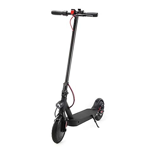 Electric Scooter : iScooter Electric Scooter, 350W Motor Foldable Scooter, Up to 25kmH, 8.5 inch Solid Tires, LCD Display Screen, 30 km / h E-scooter, Commuter Electric Scooter for Adults