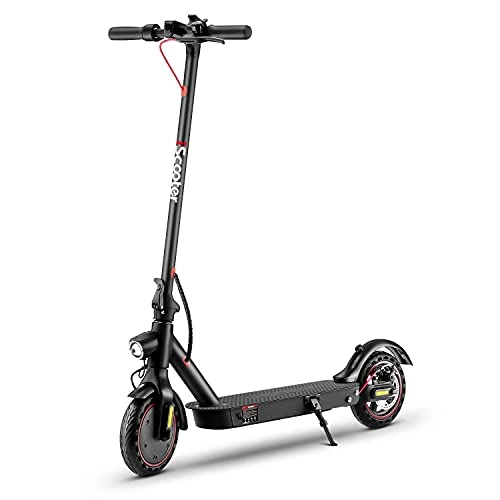 Electric Scooter : isincer Electric Scooter-350W Motor foldable Scooter, 8.5 Inch Honeycomb Tires, 3 Speed Modes up to 30km / h E-scooter, Commuter Electric Scooter for Adults, LED Display Screen scooter with shock absorber