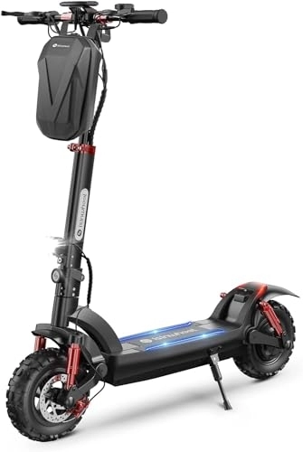 Electric Scooter : isinwheel 11" Electric Scooter, GT2 Off Road Electric Scooters for Adult, 45 km Long Range, 48V 15Ah Fast E-Scooter with Scooter Bag, 3 Speed Modes, 150kg Load