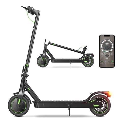 Electric Scooter : isinwheel Electric Scooter, 8.5 Inches Electric Scooters Adult Pneumatic Tires, 350W Motor, 30 km Long Range, 36V 7.5Ah Fast E-Scooter, 3 Speed Modes with APP Control