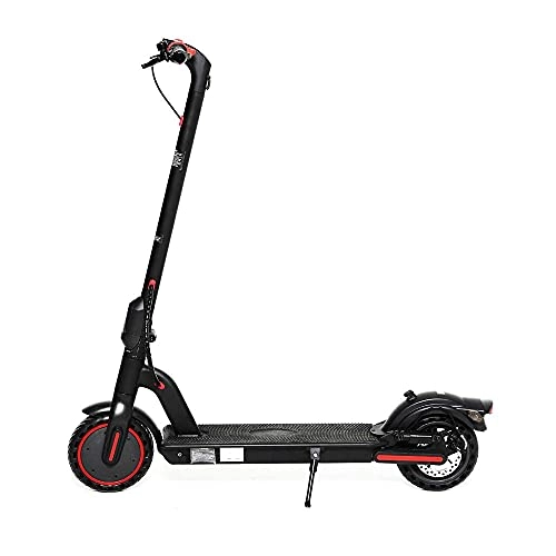 Electric Scooter : JLKDF 350W Two Wheels Electric Scooter, Folding 8.5 Inch 25Km / H Commute E-Bike with Double Braking System, 30Km Long-Range, Turn Signal Light, for Adults Kids