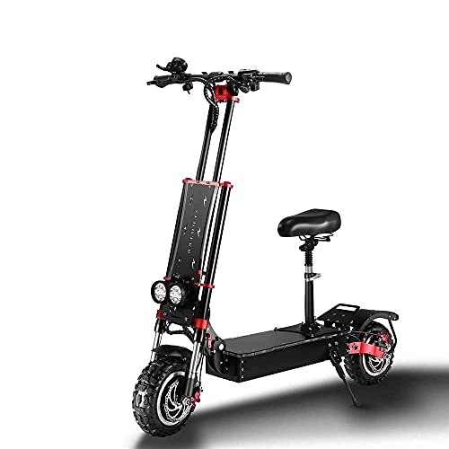 Electric Scooter : JLKDF Electric Scooter Adult 5400W, 60V38AH Lithium Battery LCD Display, Dual Motors, Turn Indicator, Maximum Speed 85km / h, Maximum 100KM Endurance Adult Scooters