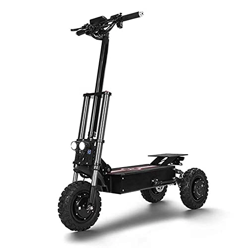 Electric Scooter : JLKDF ZGGYA Electric Scooter Adult Portable Foldable, Electric Scooter, Off-road Scooter, Three-wheel Scooter, Motor 3000W, Charging Time 9 Hours, Rated Power 1200W 3 Motor