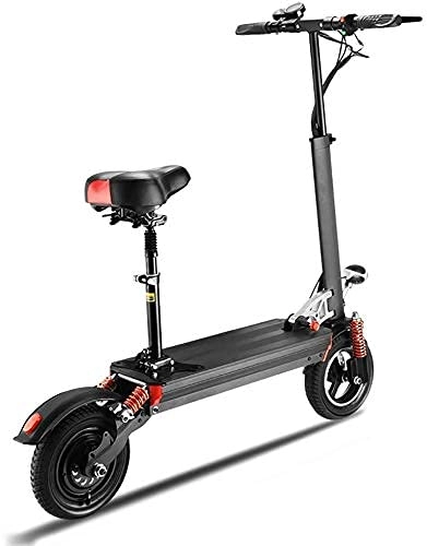 Electric Scooter : JLKDF ZGGYA Electric Scooters, Cruising Range 50-60 KM 36V / 18AH, Independent Suspension Shock Absorption 22CM Ultra-high Chassis 50OW Strong Power, Adult Scooters