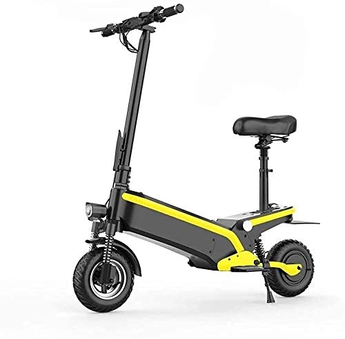 Electric Scooter : JLKDF ZGGYA Electric Scooters, Five-layer Shock-absorbing System, Anti-shock Compression Alloy Frame, 500W Equipped With Remote Intelligent Alarm System, Portable Foldable