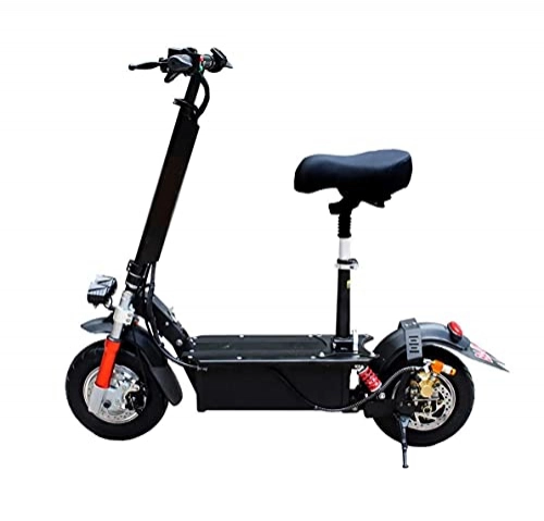 Electric Scooter : JLKDF ZGGYA Foldable Electric Scooter Adult, Aluminum Alloy + High-strength Carbon Steel Frame, Maximum Speed Up To 60-75KM / H Endurance 150KM, 1200W Strong Magnet Motor